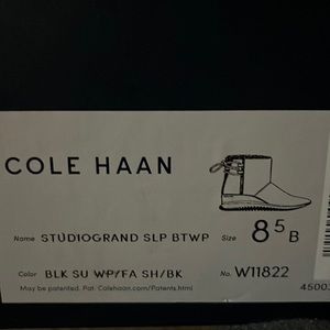 Brand new boots , waterproof by Cole Haan . Super comfortable. Great for winter!